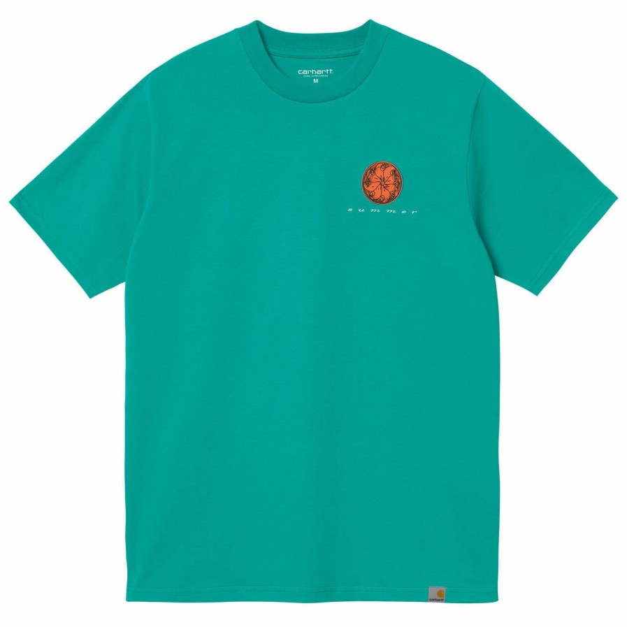 New * Carhartt Wip Juice T-Shirt Carribean