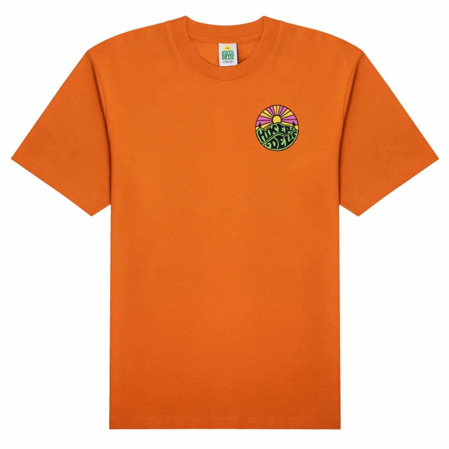 New * Hikerdelic Original Logo Ss T-Shirt Pumpkin