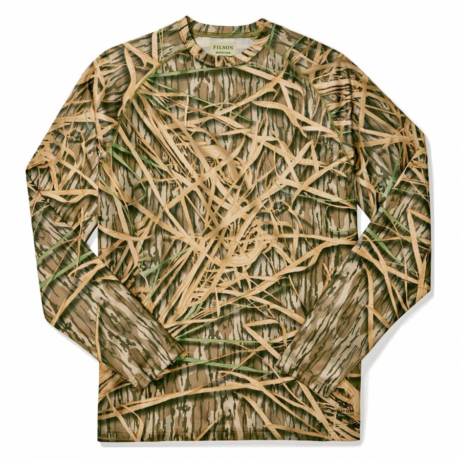 Clearance * Filson Long Sleeve Barrier T-Shirt Shadow Grass Btmlnd