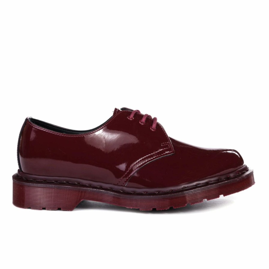 Best * Dr. Martens Mie 1461 Mono Oxblood Patent Lamper