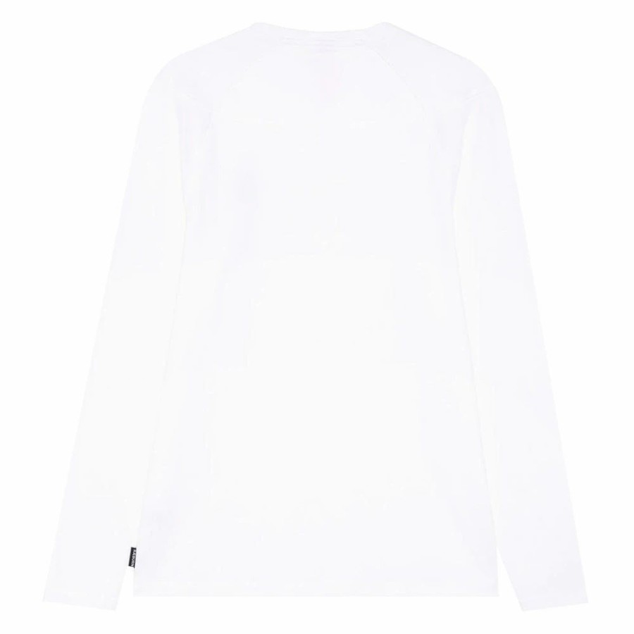 Clearance * Raeburn Si L/S Tee White