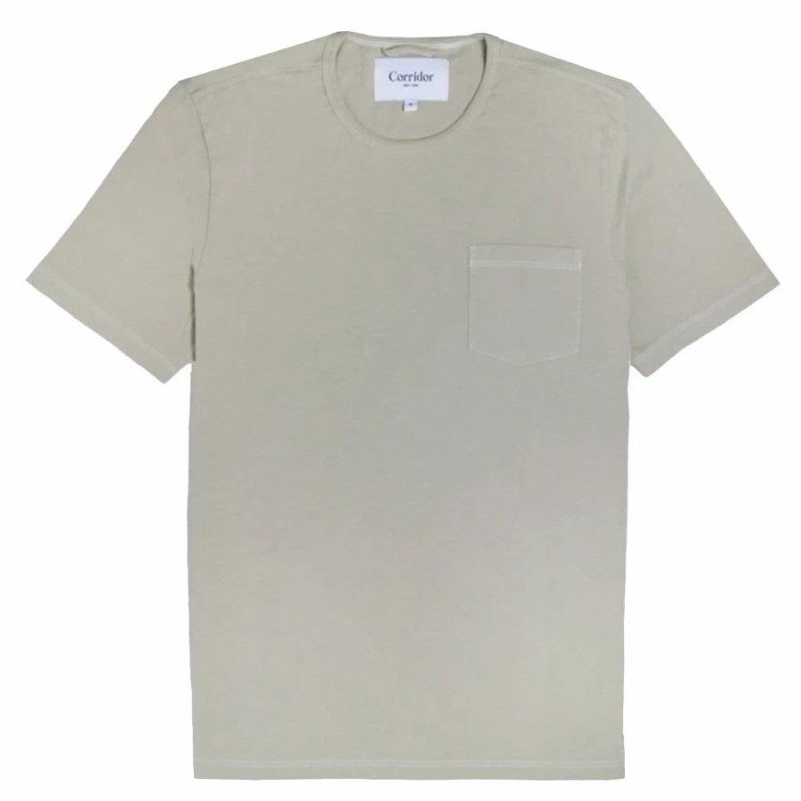 Best * Corridor Organic Garment Dye T-Shirt Seafoam