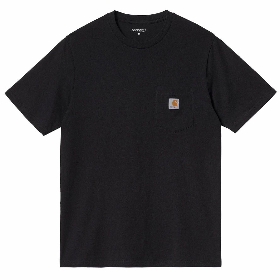 Hot * Carhartt Wip S/S Pocket T-Shirt Black