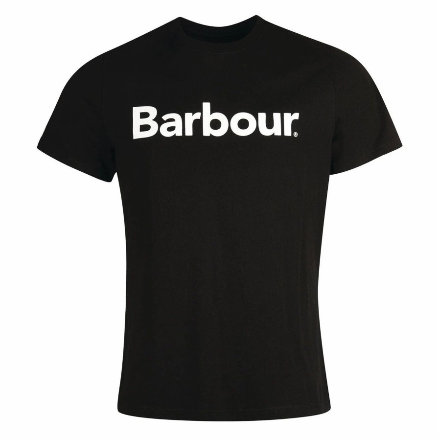 Clearance * Barbour Logo T-Shirt Black