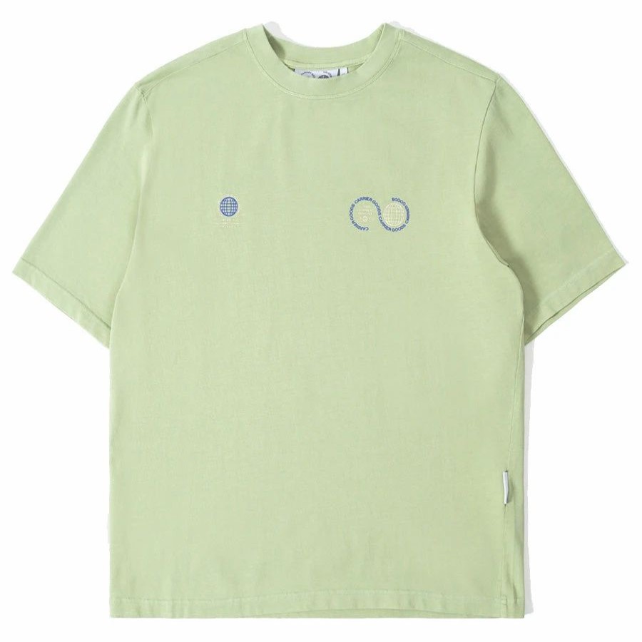 Hot * Carrier Goods Globe Tee Reseda Green