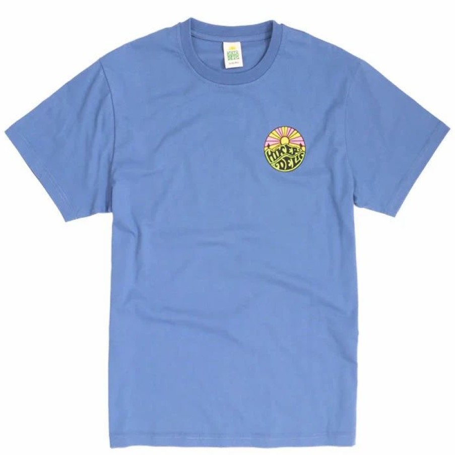 New * Hikerdelic Original Logo Ss T-Shirt Indigo Blue