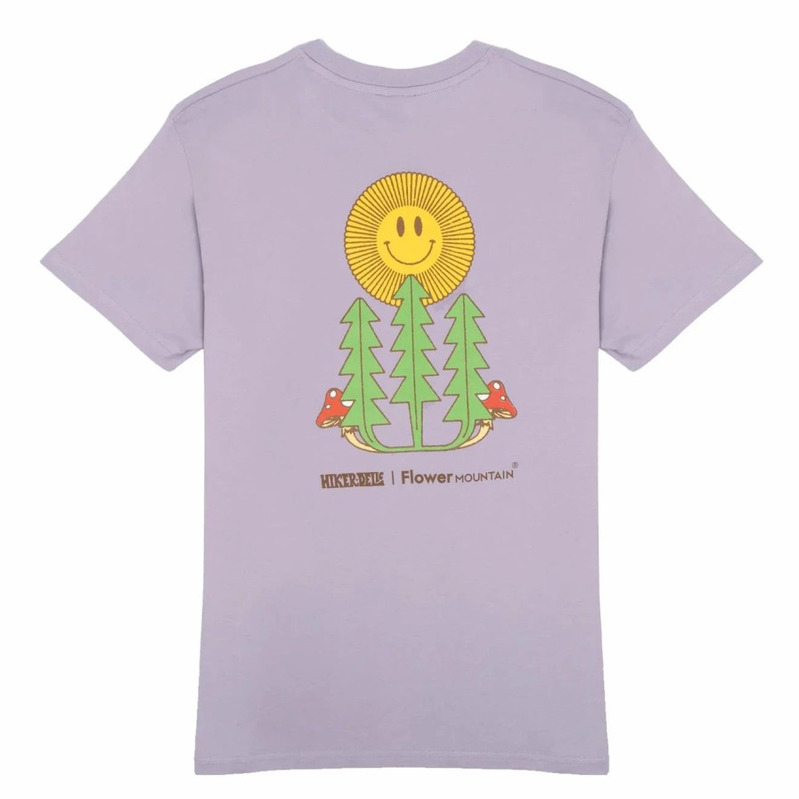 Online * Hikerdelic X Flower Mountain Personal Growth T-Shirt Lavender