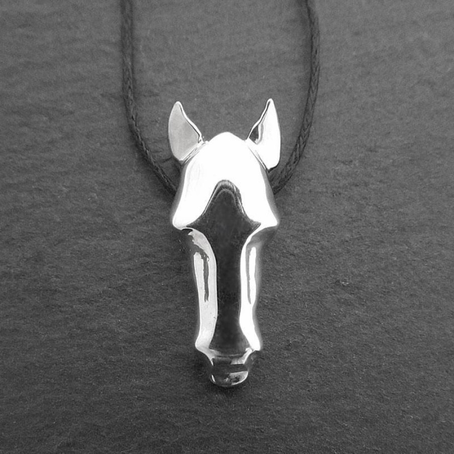 Online * Andree Chenier Sterling Silver Horse Necklace