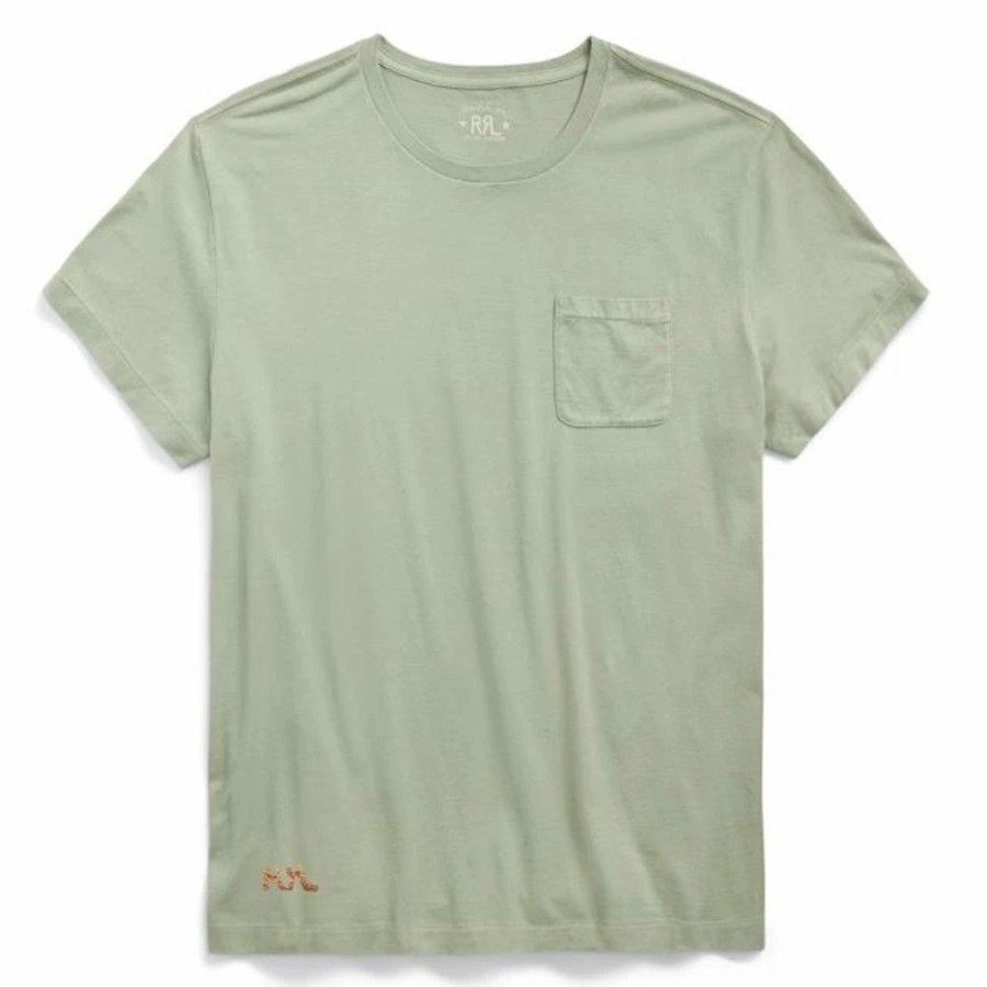 Hot * Rrl By Ralph Lauren Pocket T-Shirt Green