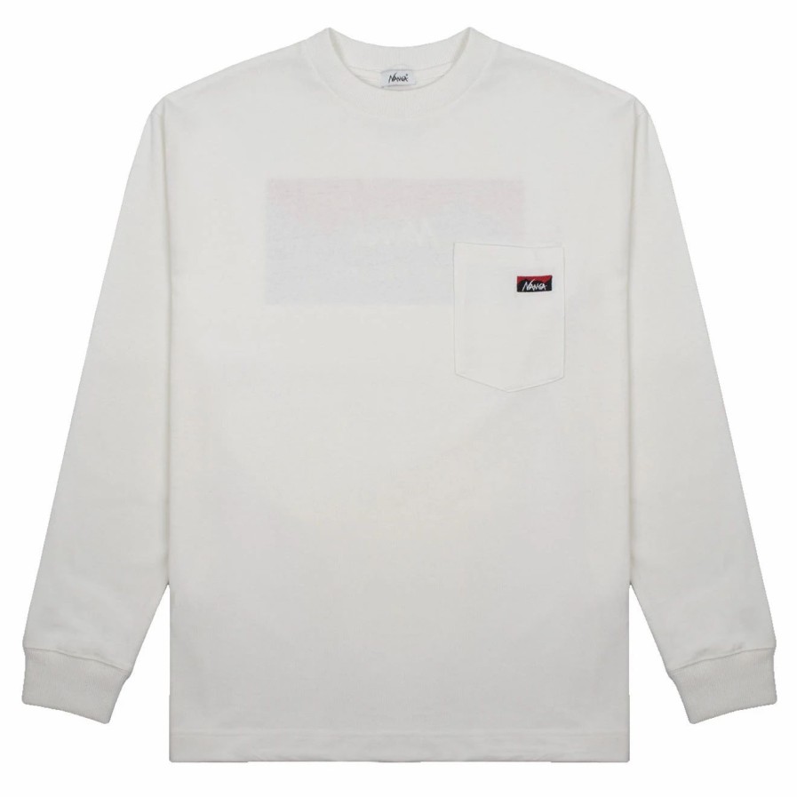 Best * Nanga Live The Life L/S Tee White