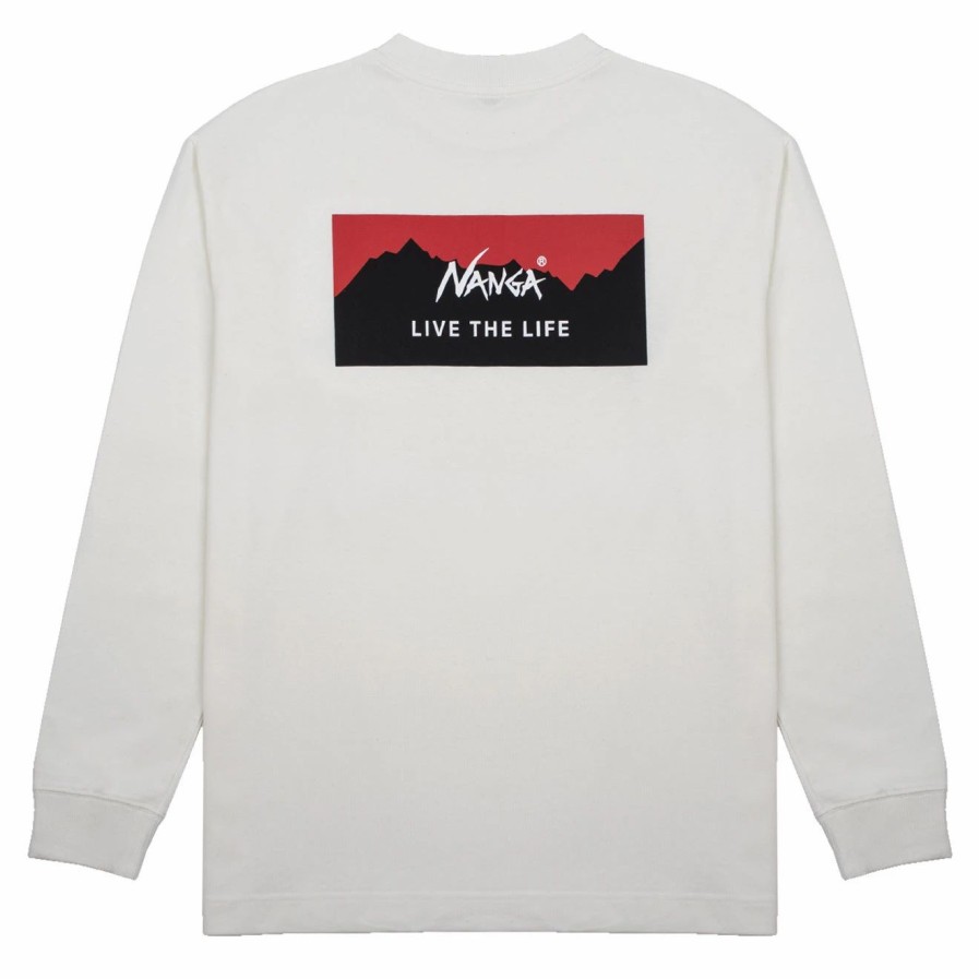 Best * Nanga Live The Life L/S Tee White