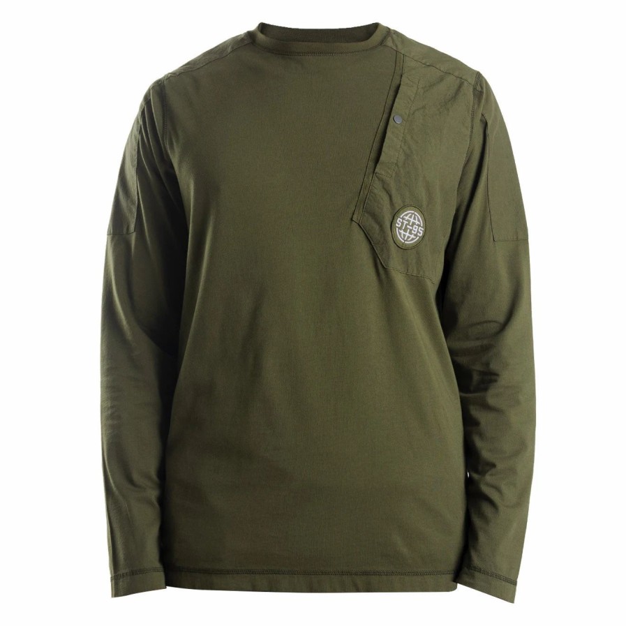 Wholesale * St95 L/S Seasonal Tee Dark Green