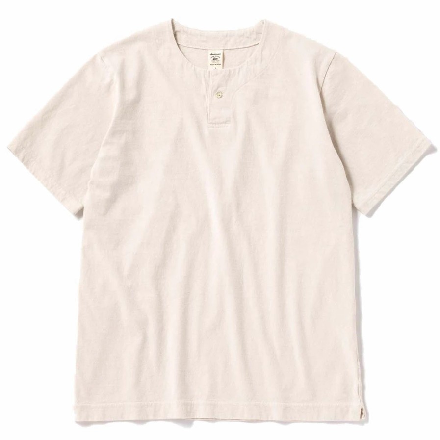 New * Jackman Henley Neck S/S Tee Base