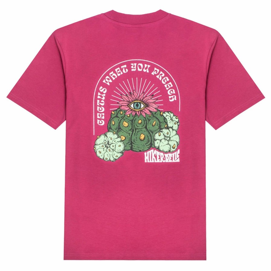 Wholesale * Hikerdelic Cactus Ss T-Shirt Cerise