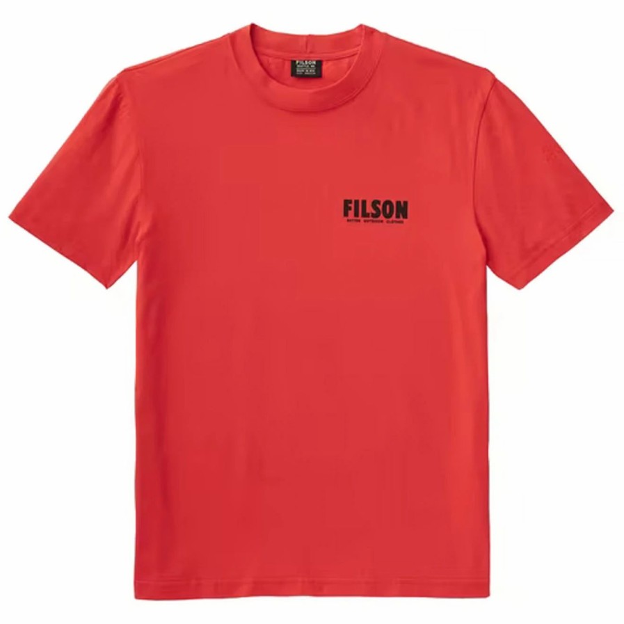 Best * Filson S/S Lightweight Outfitter T-Shirt Red