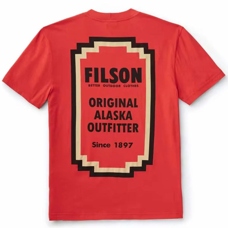 Best * Filson S/S Lightweight Outfitter T-Shirt Red