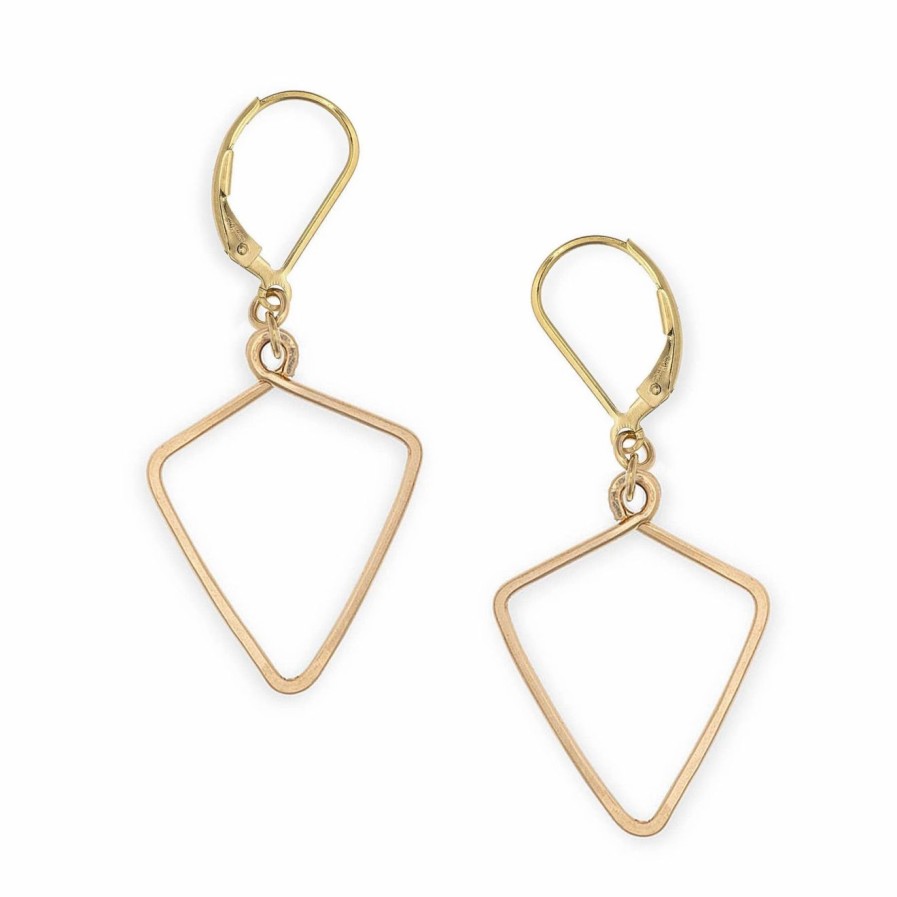 Best * Freshie & Zero Vivid Geometric Diamond Shape Earrings