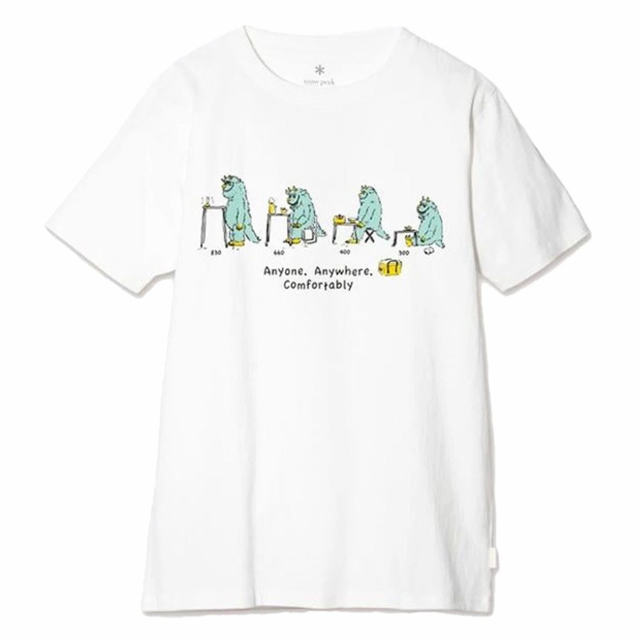 Clearance * Snow Peak Igt Monster Tee White