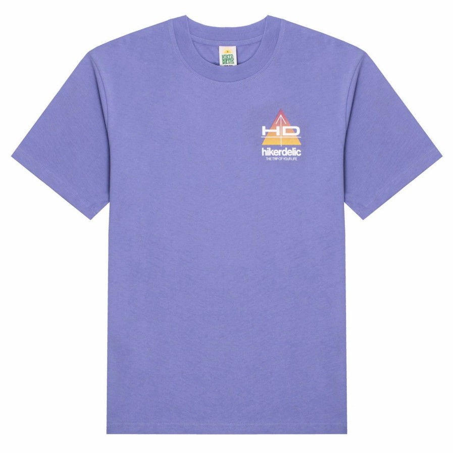 Hot * Hikerdelic Maps Ss T-Shirt Digital Violet