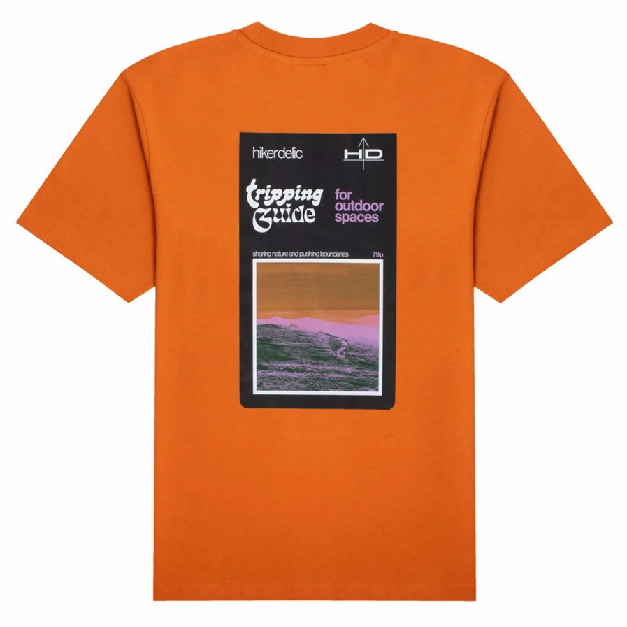 Wholesale * Hikerdelic Maps Ss T-Shirt Pumpkin