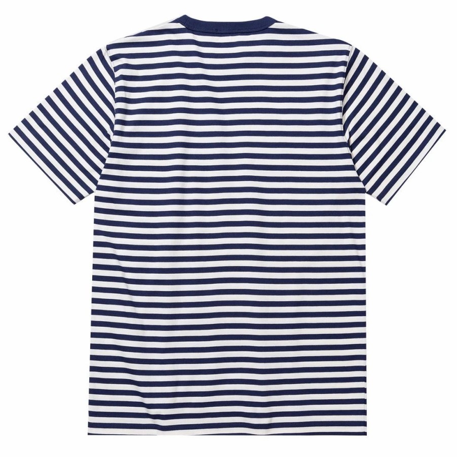 Online * Norse Projects Niels Classic Stripe S/S T-Shirt Dark Navy