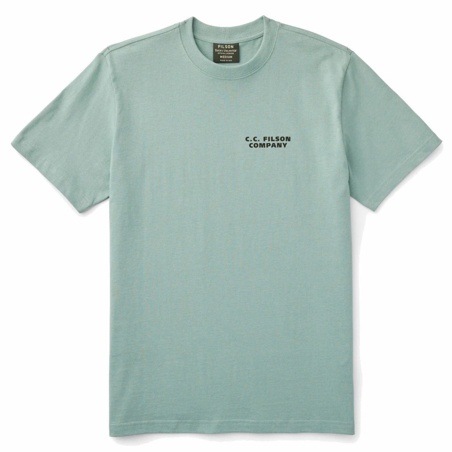 Online * Filson S/S Outfitter Graphic T-Shirt Lake Green